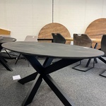 Eetkamertafel Mango Milaan 160cm, zwart